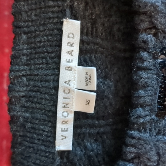 Veronica Beard Yola Wool Blend Sequin Sweater - Picture 10 of 13